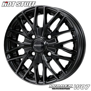 �A���~�z�C�[�� 12�C���` HOTSTUFF WAREN W07 ���@�[���� 3.5-12 4/100 +42 ���^���b�N�u���b�N �y�g�� �y�o�� 4�{���i