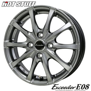 A~zC[ 15C` HOTSTUFF Exceeder E08 GNV[_[E08 4.5-15 4/100 _[NVo[ nX[ ^tg N-BOX 4{i