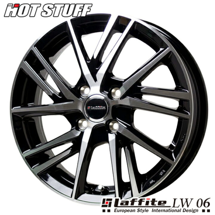 楽天市場】アルミホイール 15インチ HOT STUFF Laffite LW-06II ラ  