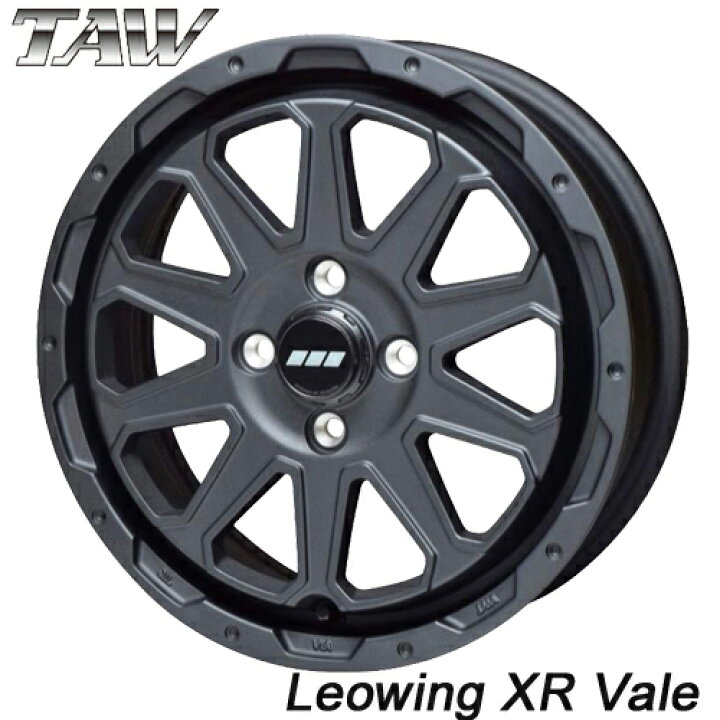 楽天市場】アルミホイール 15インチ TAW Leowing XR Vale トライ 