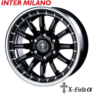 �A���~�z�C�[�� INTER MILANO X-FIELD �� �C���^�[�~���m �N���X�t�B�[���h �A���t�@ 7.5-17 6/139.7 +25 �u���b�N�����|���b�V�� �v���h �T�[�t �n�C���b�N�X 1�{���i