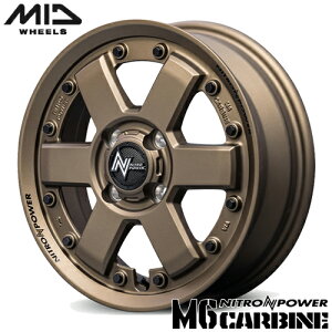A~zC[ 14C` MID NITRO POWER M6 CARBINE }JCeWFgfUC iCgp[ M6J[r 4.50-14 4/100 +45 _[NuY N-BOX N-WGN N-ONE Ag SR nX[ ^tg ekN