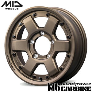 A~zC[ 16C` MID NITRO POWER M6 CARBINE }JCeWFgfUC iCgp[ M6J[r 6.00-16 5/139.7 -5 _[NuY Wj[VG 1{i