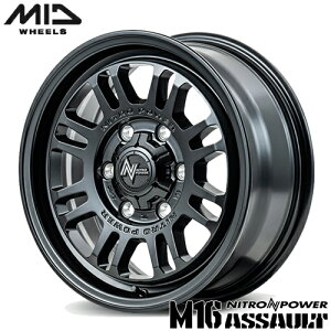 A~zC[ 17C` MID NITRO POWER M16 ASSAULT }JCeWFgfUC iCgp[ M16ATg 6.50-17 6/139.7 +38 Z~OXubN nCG[X 4{i