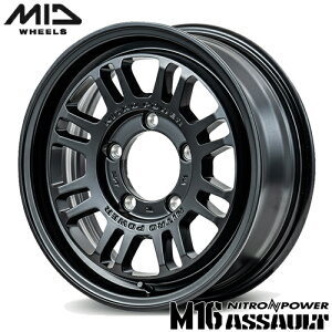 A~zC[ 16C` MID NITRO POWER M16 ASSAULT }JCeWFgfUC iCgp[ M16ATg 6.00-16 5/139.7 -5 Z~OXubN Wj[VG 4{i