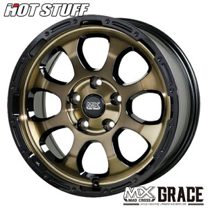 A~zC[ HOT STUFF MAD CROSS GRACE }bgNX OCX 7.0-16 5/114 BRC/BK RAV4 fJD:5 GNXgC 4{i
