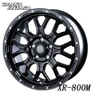 アルミホイール INTER MILANO MUD BAHN XR-800M インターミラノ マッドバーン XR-800M 7.5-18 5/114.3 +38 マットブラックピアスポリッシュ エクストレイル CX-60 アウトランダー 1本価格