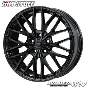 �A���~�z�C�[�� 17�C���` �g���^/���N�T�X�������ʃ{���g�Ή� HOTSTUFF WAREN W07 ���@�[���� 7.0-17 5/114.3 +39 ���^���b�N�u���b�N LBX 4�{���i