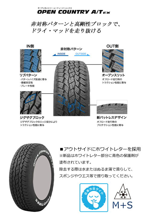 楽天市場】サマータイヤ ホワイトレター 235/60R18 TOYO OPEN COUNTRY 
