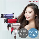 【500円クーポン有】 ドライヤー テスコム マイナスイオンドライヤー TD430B-N/E TD430B-P/E TD430B-V/E 温度調整 1年保証 TESCOM ione イオネ 速乾 大風量 軽量 ヘアドライヤー マイナスイオン 静電気 軽い 早く乾く 多機能 テ