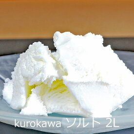 アイスクリーム「ソルト 2L」 kurokawa 業務用アイスクリーム ■黒川乳業