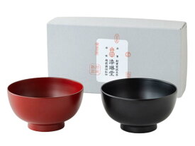 【ラッキー7倍　チャンス】中川政七商店 大日本市 漆琳堂 越前硬漆 一乗椀ペアセット 朱・黒 4寸 【和紙でラッピング】 正規代理店 北陸の工芸品 ギフト プレゼント 記念品 還暦祝い 退職祝い 引越し祝い 敬老の日 父の日