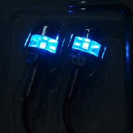 Breezy LED ライセンスボルト 盗難防止 特殊形状 防水 四輪 二輪対応 ホワイト ANO-01WH ブルー ANO-02BL