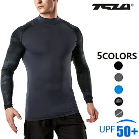 (テスラ)TESLA 長袖 水着 スイムウェア ラッシュガード [UVカット UPF50+・吸汗速乾] スイム Tシャツ メンズ