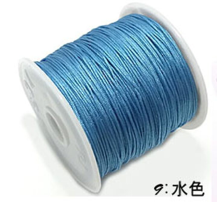 注目ブランド ナイロン糸 約1mm幅 メタリックコード ナイロン紐 細い 中国結び糸 約5メートル シルバー色