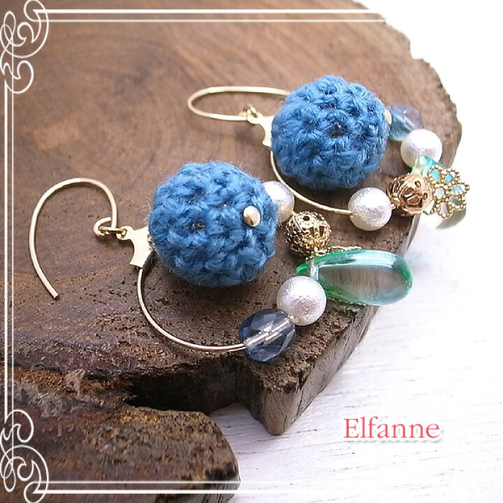楽天市場】青緑か、緑青か・・・ ピアス アクセサリー 作家 