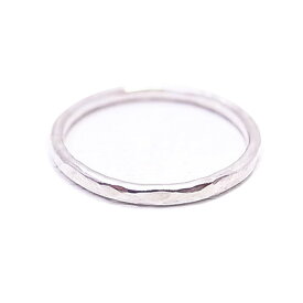 シルバー925 リング "Hammer Tone" 指輪【金工舎】 アクセサリー ハンドメイド 作家作品 k-8