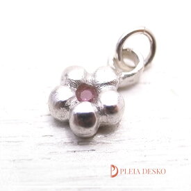 銀花─ピンクトルマリン─(ペンダント) シルバー1000/925 PLEIA DESKO [ プレア デスコー ]