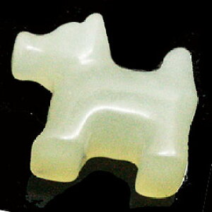 ニュージェイド 【天然石パーツ】 置物 パーツ 動物 約x21x11mm 《1個》