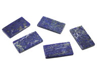 ラピスラズリ 【天然石パーツ】 スクエア 四角型パーツ 約20x11x2mm 《1個》