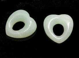 アマゾナイト 【天然石パーツ】 ハートパーツ いろいろなパーツ 約12x12x3mm 《1個》