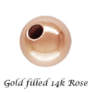 14k���[�Y �y���E���h�r�[�Y�z ��4mm �s10�t �S�[���h�t�B���h K14GF �A�N�Z�T���[�p�[�c ���� 14KGF 14K�s���N