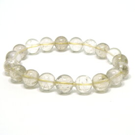 ルチルクォーツ 約11mm 【1点もの ブレスレット】 天然石 パワーストーン gs-sp-7779