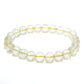 ルチルクォーツ 約7.5mm 【1点もの ブレスレット】 天然石 パワーストーン gs-sp-7794