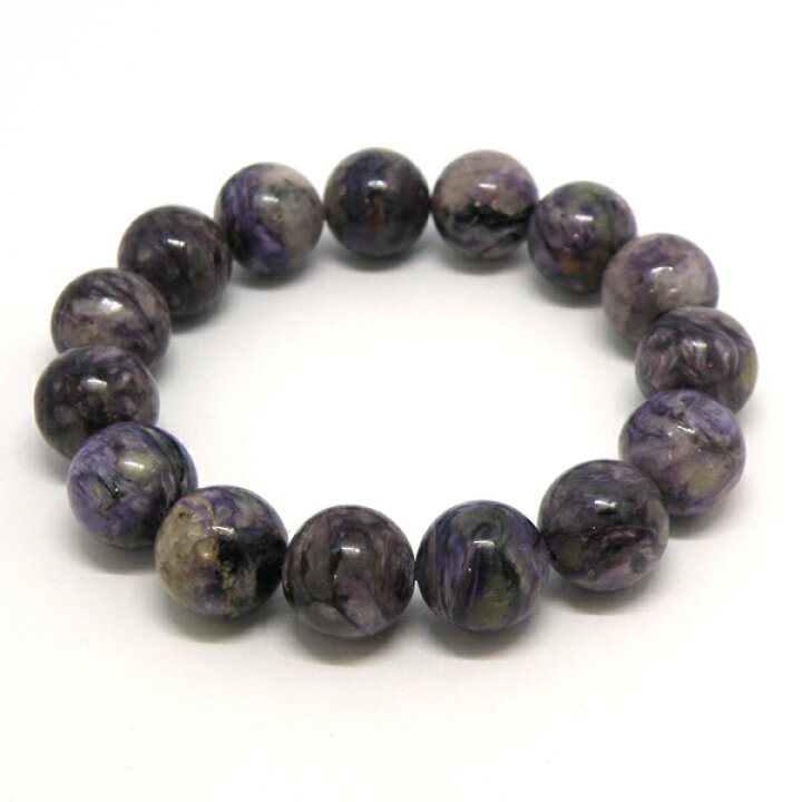 楽天市場】チャロアイト 【ブレスレット 1点もの】 約15mm 天然石  