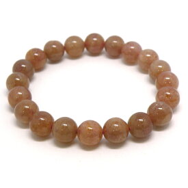 サンストーン 【ブレスレット 1点もの】 約10mm 天然石 パワーストーン スピリチュアルストーン