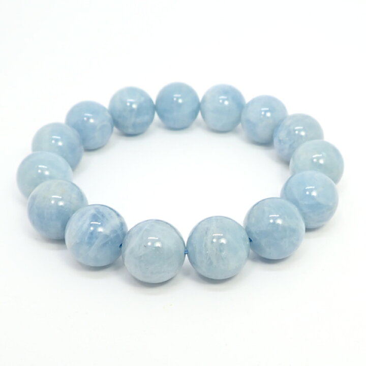楽天市場】アクアマリン 【ブレスレット 数量限定】 約14mm 天然石 