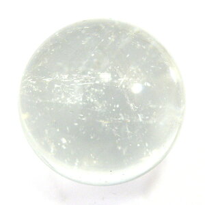 クォーツ水晶 【天然石 丸玉 置物】 スフィア(Sphere) 約23mm 1点もの