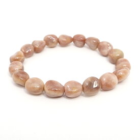 サンストーン 【ブレスレット 1点もの】 約10x11mm 天然石 パワーストーン スピリチュアルストーン