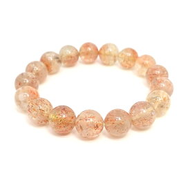 サンストーン 【ブレスレット 1点もの】 約10mm 天然石 パワーストーン スピリチュアル