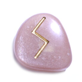 ルーンストーン 【限定数量 単品】 サンストーン 約21-26x19-22xT6-7mm 《1個》 ランダム 天然石 スピリチュアルストーン