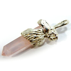 Ђ y_ggbv [YNH[c(Rose quartz) 40mm Vo[925 |Cg y1_z