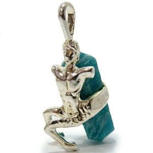 ���č� �y���_���g�g�b�v �A�}�]�i�C�g(Amazonite) 38mm �V���o�[925 �|�C���g �y1�_����z