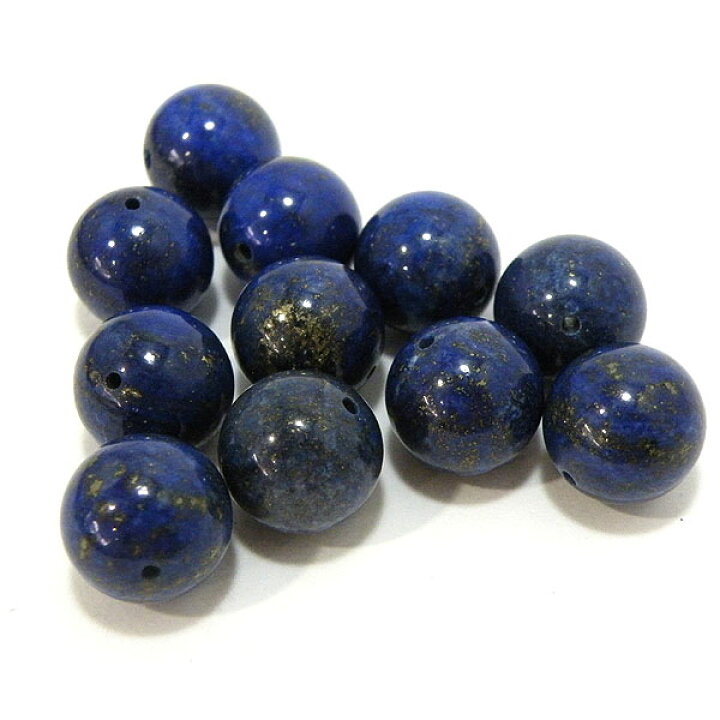 楽天市場】ラピスラズリ(染め) 丸玉 ビーズ 14mm 【数量限定】 5個  