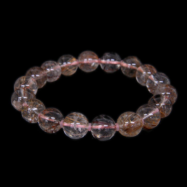 楽天市場】ルチルクォーツ ブレスレット 11mm 【1点もの ブレスレット 