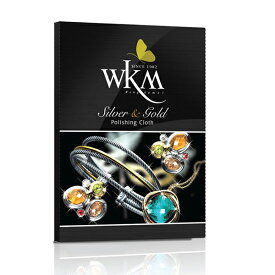 シルバー＆ゴールド ポリッシュ クロス 磨き布小 (ジュエリー ケア用品) 【WKM】 《1個》 お手入れ