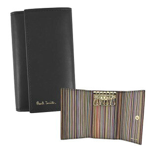 �|�[���E�X�~�X PAUL SMITH / MEN WALLET KCASE INTMUL �L�[�P�[�X #M1A1981 BMULTI 79 BLACK