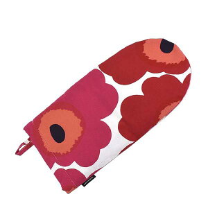 �}�����b�R MARIMEKKO / PIENI UNIKKO OVEN MITTEN �I�[�u���~�b�g #069807 001 WHITE FUCHSIA RED