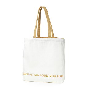 tH_VI CEBg FONDATION LOUIS VUITTON / FLVp  g[gobO #White Grey Canvas Tote BagyViEKiz uh CBg g[gobO g[g Bg obO u