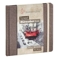 ハーネミューレ(Hahnemühle) スケッチブック トーンド ウォーターカラー ベージュ 14×14cm 30枚 HM-106…