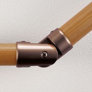 マツ六 ECLE システム手すり32シリーズ L自在コーナー EL-703 ブラウン