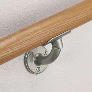 マツ六 ECLE システム手すり35シリーズ E首振りブラケット横型 EL-13S シルバー