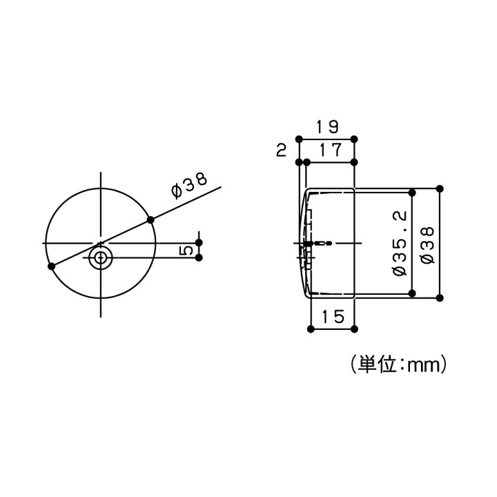 マツ六 Ecle システム手すり35シリーズ ｅエンドキャップ El 28 ブラウン 最大60 Offクーポン