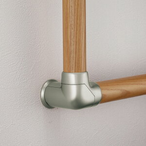 マツ六 ECLE システム手すり35シリーズ コーナーエンドブラケット EL-611S シルバー