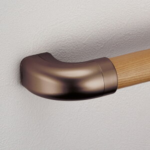 マツ六 ECLE システム手すり35シリーズ Nエンドブラケット EL-612 ブラウン