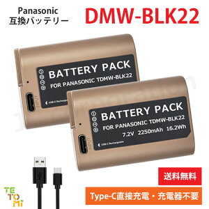 obe[ɒڏ[d pi\jbN Panasonic DMW-BLK22 ݊ ANZT obe[ type-c [d Pi 2Zbg [dsv \ [ddr iƓi J fWJ fW^J ݊